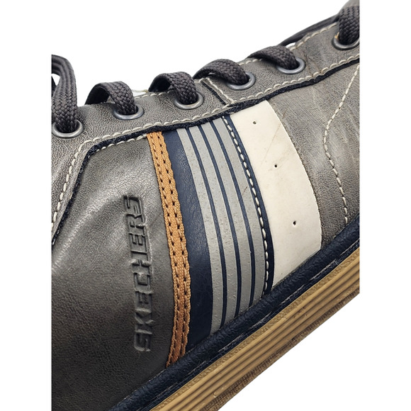 Skechers Shoes Mens 9.5 Sorino Duarte Leather Sneakers Lace Up Low Top 64460 main image 15